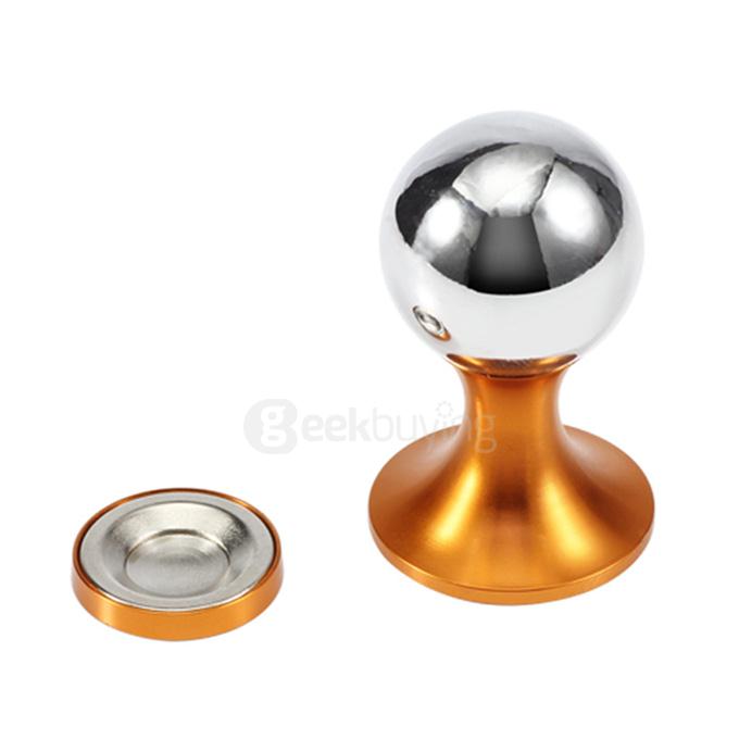 Universal SX-005 360 Degrees Rotating Vehicle General Magnetic Phone Mount Holder for iPhone Samsung - Gold+Silver