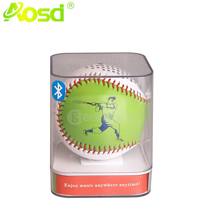 Baseball Style Bluetooth Speaker Bluetooth4.0 Handsfree Calls Music Player - Green