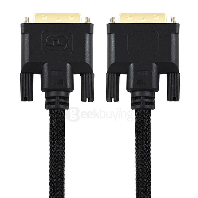 UNITEK Y-C210 24 + 1 DVI Digital HD Signal Cable Monitor Cable 5M -Black