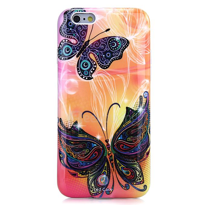 Show Love H3003 Flicker Phone Case Protective Silicon Case Cover for Apple iPhone 6 iPhone 6S - Butterfly