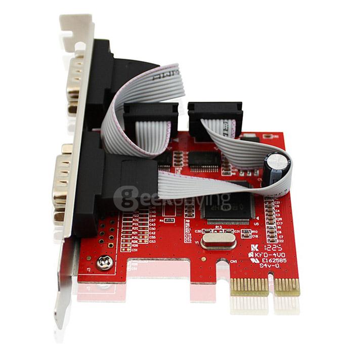 UNITEK Y-7503 PCI-E D to RS232 Desktop PCI Dual Serial Port Expansion Card