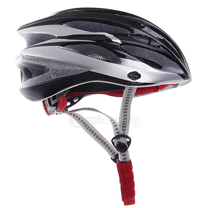 TITANS CG03DG-012 Bike Cycling Helmet - Black + Silver ( Size-L)