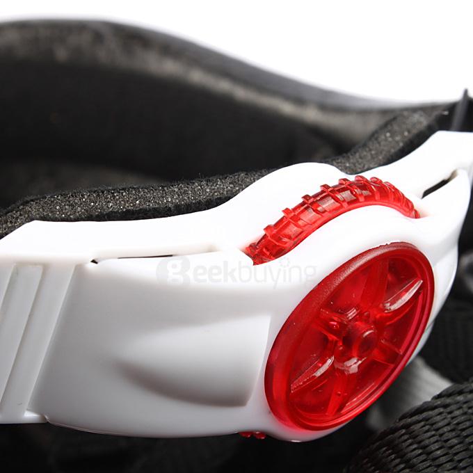 SAHOO Flash-mode Cycling Helmet with LED Light - Black + Yellow