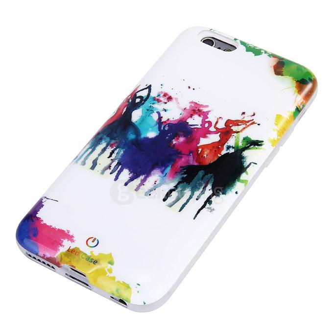 Show Love H3003 Flicker Phone Case Protective Silicon Case Cover for Apple iPhone 6 iPhone 6S - Dancer