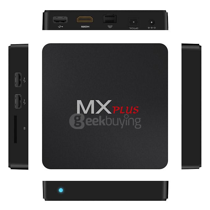 MX PLUS Amlogic S905 4K TV BOX Android 5.1 1G/8G 802.11b/g/n Gigabit LAN XBMC Bluetooth4.0 HDMI2.0 3D Miracast Airplay Dolby DTS