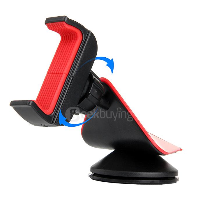 Universal Car Mobile Phone Holder Batman Style Smartphone Holder for iPhone Samsung HTC Sony Xiaomi OnpPlus -Black + Red
