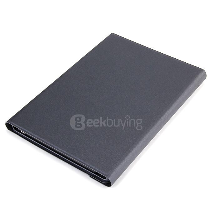 Removable Bluetooth Keyboard with Leather Case for Teclast X98 Air III / X98 Plus / X98 Plus 3G Tablet PC - Black+Gray