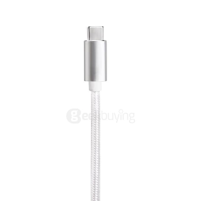 SEENDA IPS-11C USB-C USB Type-C 3.1 to USB-C Male to Male Converter Adapter Data Sync Charging Cable 1M - White