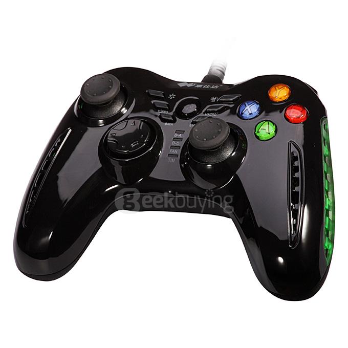 8606 The Blood of Dragon Blade XBOX 360 Wired Gamepad Dual Vibration Game Controller Handle - Black