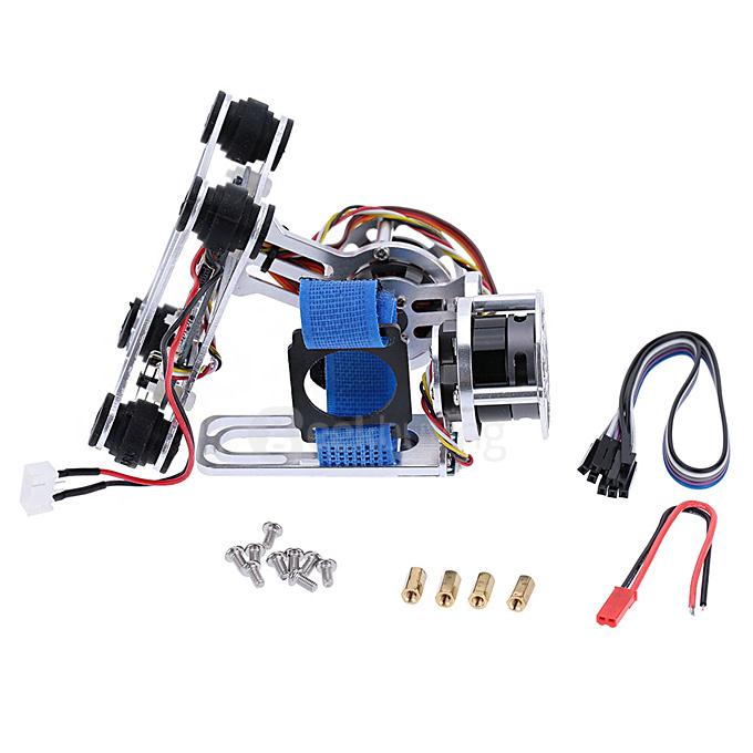 GoolRC 2D Light Weight Silver Brushless Motor Gimbal for DJI Phantom 1 2 3+ Aerial Photography