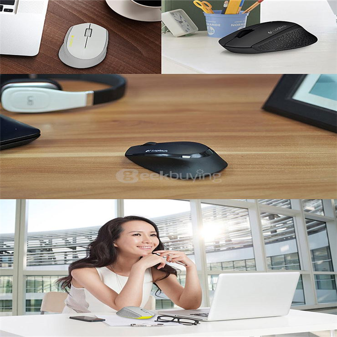 Logitech M280 2.4G Wireless Mouse for Windows Vista Mac OS - Black