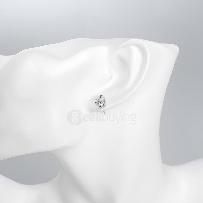 AKE001 K Gold Fashion Owl Earrings