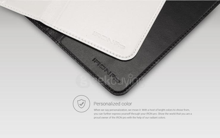 Original Flip Cover Protective Leather Case for UMI IRON Pro Smartphone - Black
