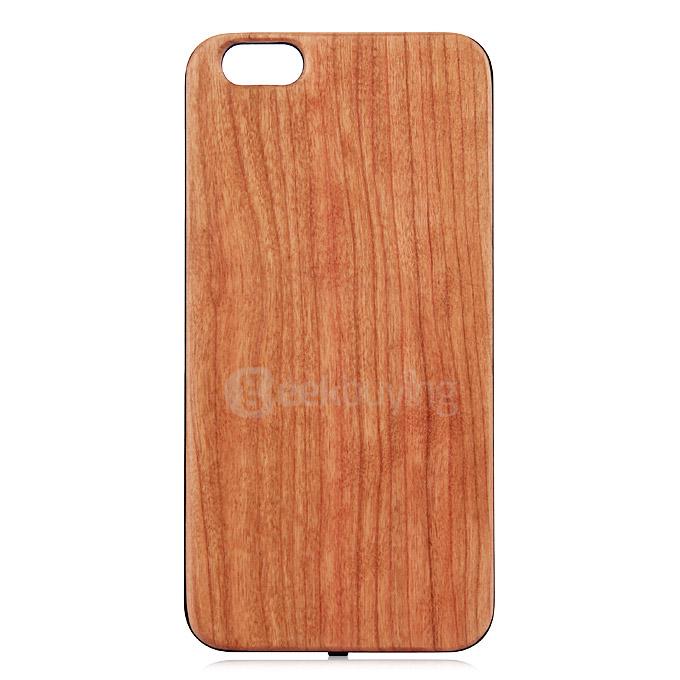 QI Wireless Charging Receiver Simple Designed for Apple iPhone 6 Plus iPhone 6s Plus - Cherry Wood