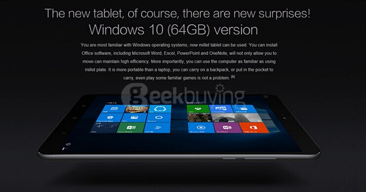 Xiaomi MiPad 2 Windows10 Tablet PC 2GB/64GB 7.9 Inch Intel Cherry Trail Z8500 Quad Core 2.2GHz IPS 2048*1536 Type-C Bluetooth 4.1 - Pink