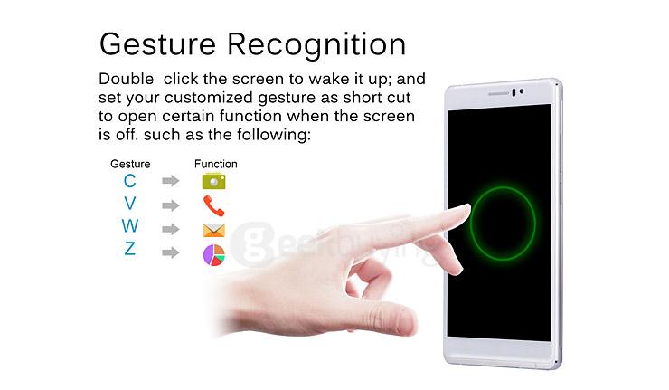 CMX C10 6.0 inch IPS QHD Android 5.1 MT6580 Quad Core 1.3GHz Smartphone 1GB RAM 8GB ROM 3G GPS - Gold