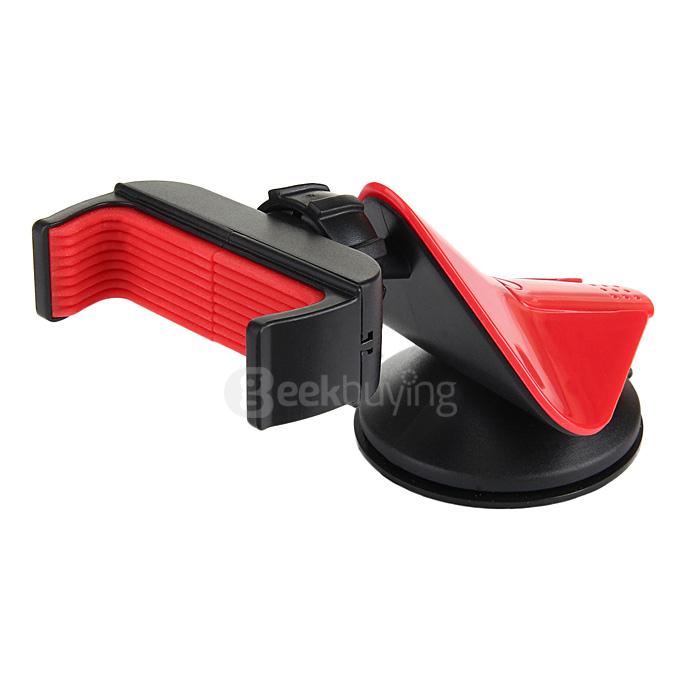 Universal Car Mobile Phone Holder Batman Style Smartphone Holder for iPhone Samsung HTC Sony Xiaomi OnpPlus -Black + Red