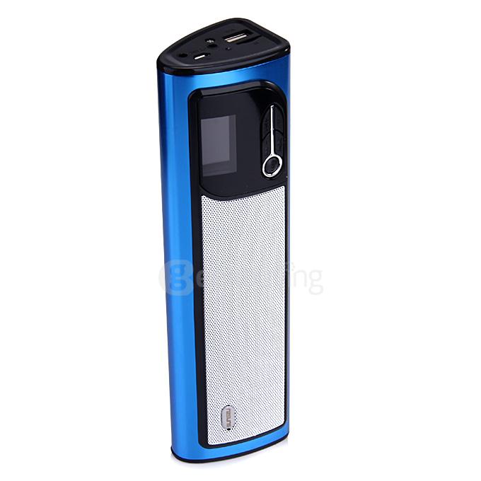 Sungzu Solar TF Card Bluetooth Speaker MP3 Player - Blue