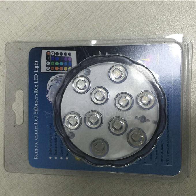 Makibes E-shine ES-001 Colorful LED Light Lamp Waterproof with Remote Controller - White