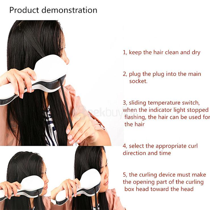 Automatic Hair Curler Pro Titanium Anion LCD Curling Machine