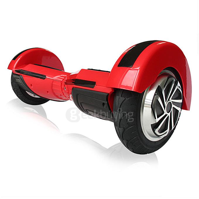 8 Inches 2200mAh Dual Wheel Self Balancing Scooter Electric Urban Shredder Drifting Board with Scroller - Red