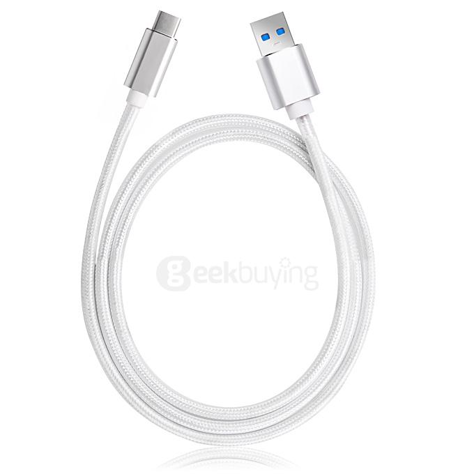 SEENDA IPS-11A USB-C USB Type-C 3.1 to USB A 3.0 Male to Male Converter Adapter Data Sync Charging Cable 1M - White