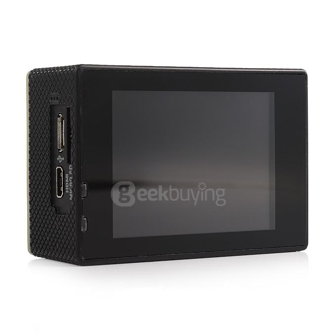 Soocoo SJ8000 WiFi 4K 24fps Sport DV Camera Novatek 96660 Chipset 12.0MP IMX 117 Image Sensor - Black