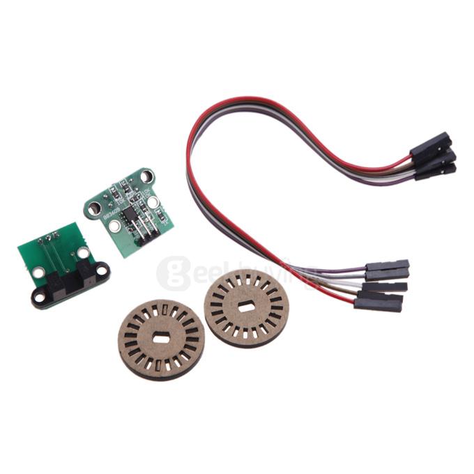 Speed Measuring Module Encoding Disk Set for Smart Car Chassis