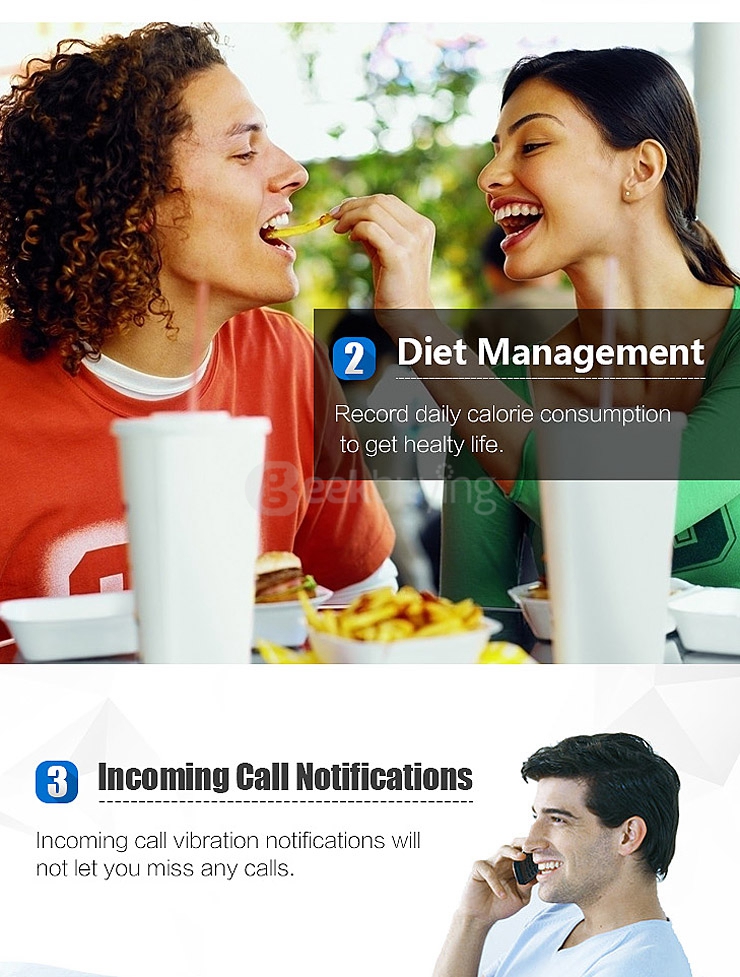 Lembird Free O2 Bluetooth 4.0 Smart Watch with Sapphire Crystal Dial/ 12 LED Lights/ Imported 751 Movt/ Fitness Sports Tracker/ Diet Management - Black