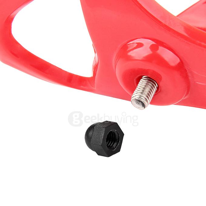 Basecamp Stretchable Plastic Water Bottle Holder Cage for Mountain Bike Bicycle Cycling - Red