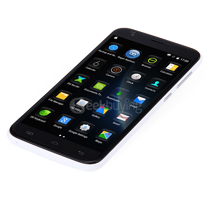 DOOGEE Y100 Plus 5.5inch 64bit 4G Android 5.1 2GB 16GB Smartphone MTK6735 Quad Core 2.5D Corning Gorilla Glass - White
