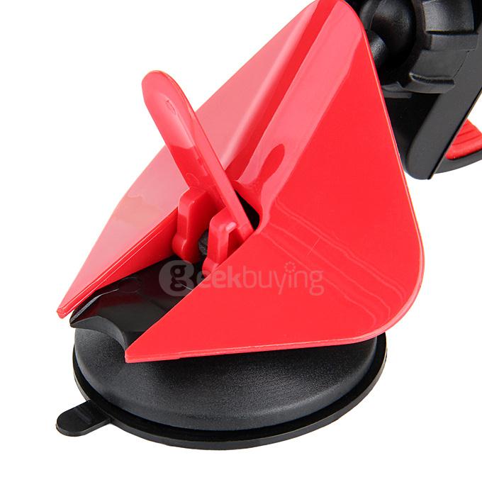 Universal Car Mobile Phone Holder Batman Style Smartphone Holder for iPhone Samsung HTC Sony Xiaomi OnpPlus -Black + Red