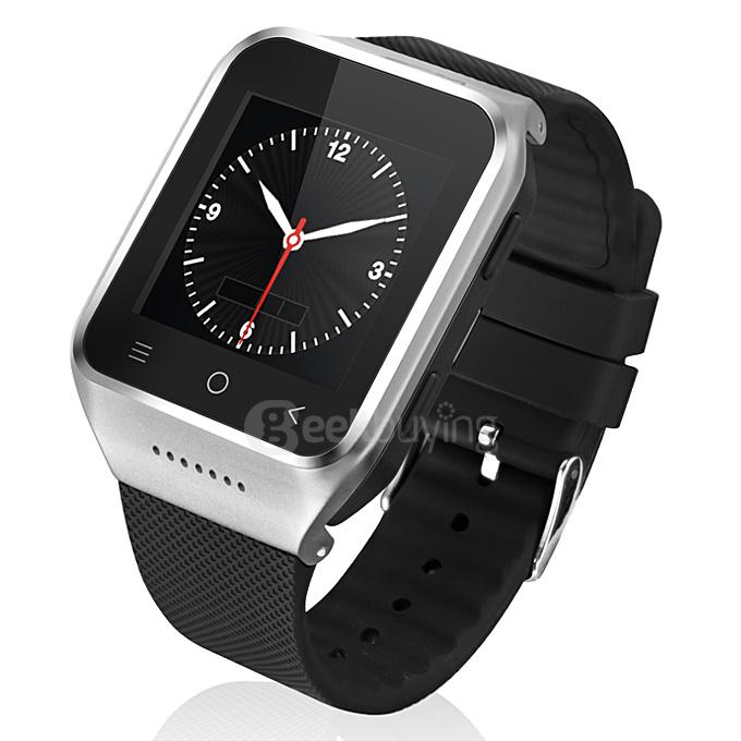ZGPAX S8 3G 1.54inch Touch Screen Smart Watch Phone Android 4.4 MTK6572 Dual Core 1.0GHz MP3 WiFi Bluetooth GPS - Silver