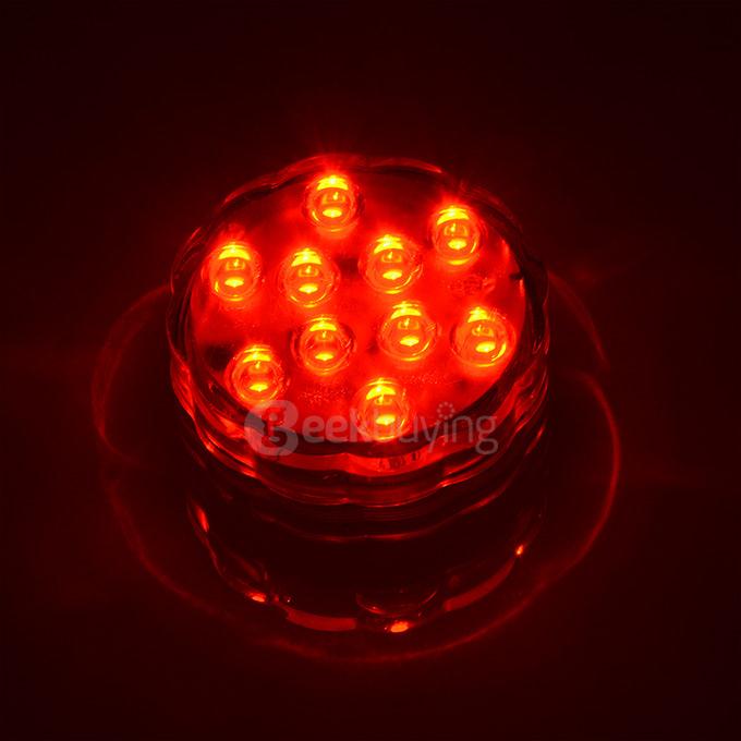 Makibes E-shine ES-001 Colorful LED Light Lamp Waterproof with Remote Controller - White