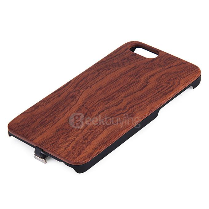 QI Wireless Charging Receiver Simple Designed for Apple iPhone 6 iPhone 6s - Sapele Wood