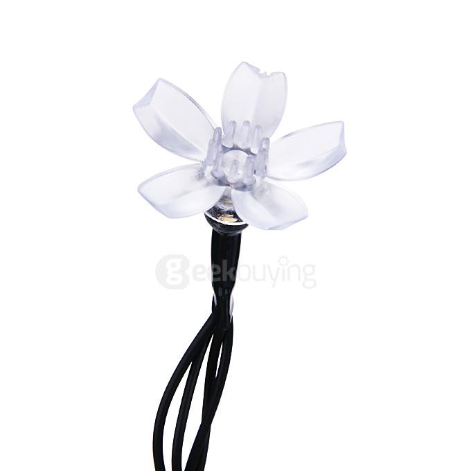Solar Power Garden Light 50 LEDs Christmas Party Fairy Lamp - Purple Light