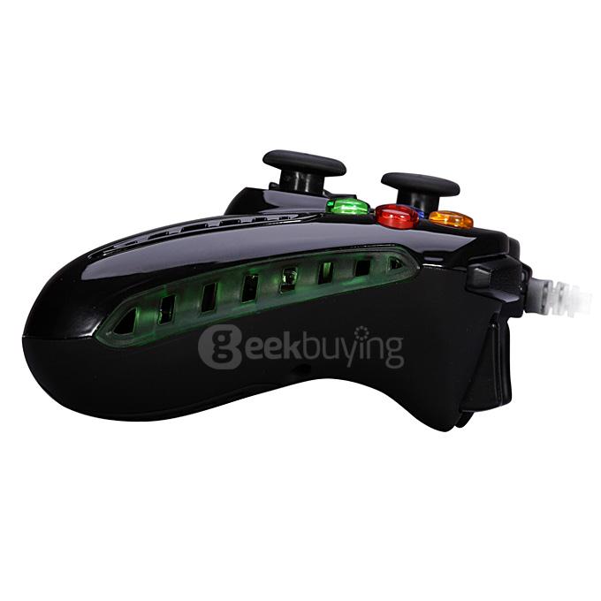 8606 The Blood of Dragon Blade XBOX 360 Wired Gamepad Dual Vibration Game Controller Handle - Black