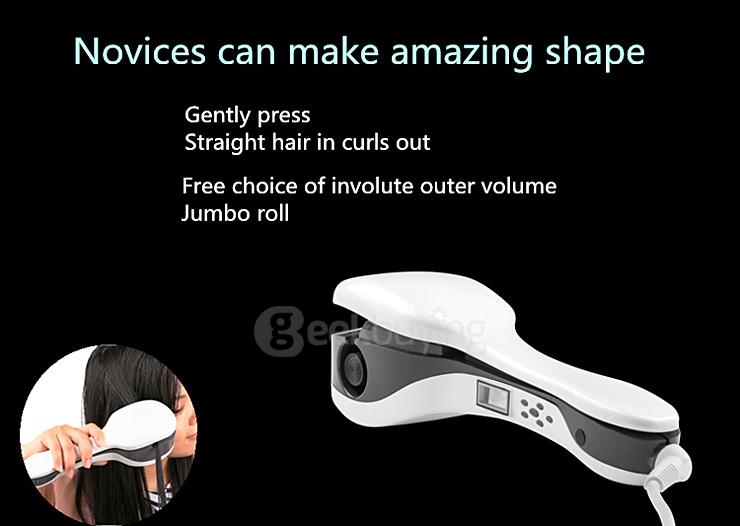 Automatic Hair Curler Pro Titanium Anion LCD Curling Machine