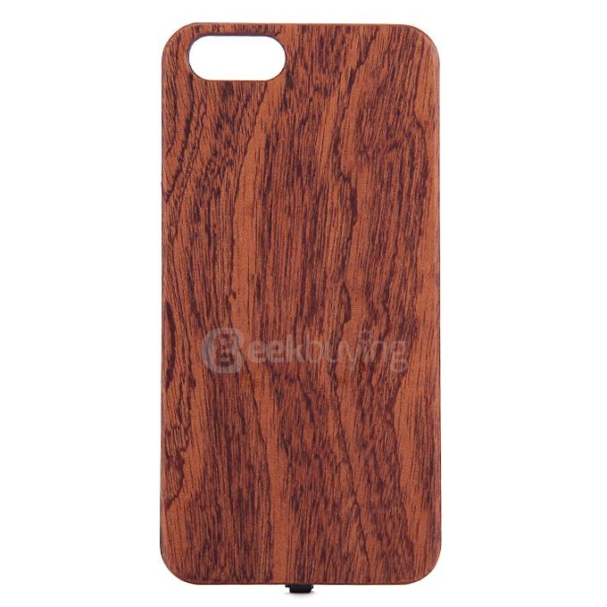 QI Wireless Charging Receiver Simple Designed for Apple iPhone 6 iPhone 6s - Sapele Wood