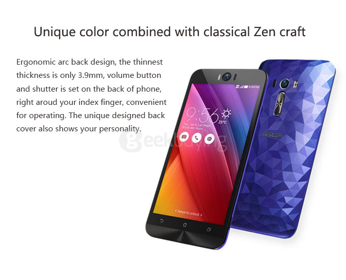 ASUS ZenFone Selfie ZD551KL 5.5inch FHD 3GB 16GB 4G SmartPhone Qualcomm MSM8939 Octa Core Dual 13.0MP Camera - White