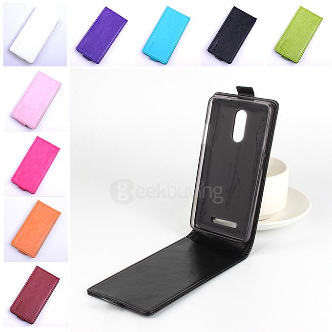 Protective Hard Cover Up&Down Flip Stand Leather Case for Xiaomi Redmi Note 3 / Redmi Note 3 Pro Smartphone - Pink