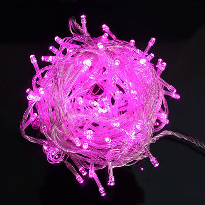 10M Battery Powered 100 LED Starry Fairy String Light Lamp for Festival Party Decoration - Purple Light