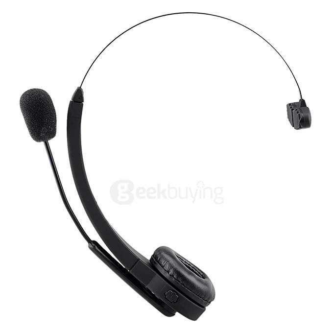 BTH-068 EU Plug USB Bluetooth Headphones Handsfree Music Gaming Headset for PS3 - Black