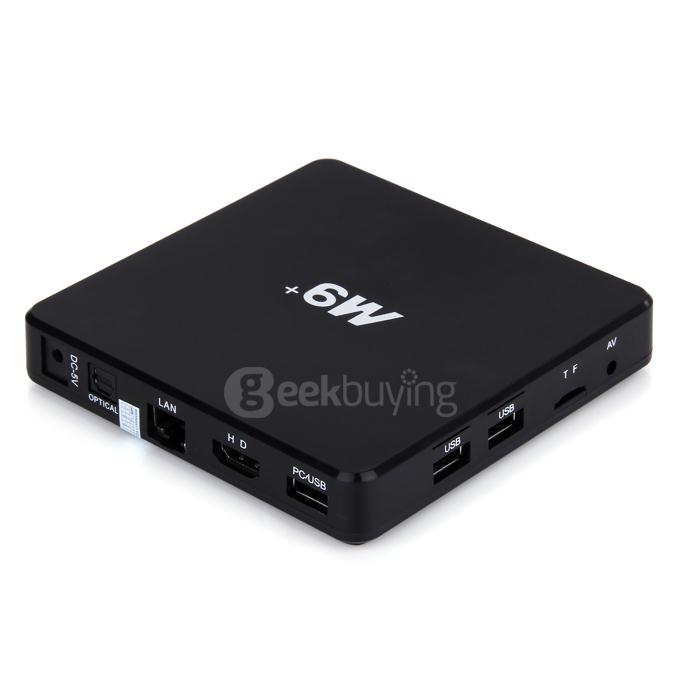 M9+ Amlogic S905 4K TV BOX Android 5.1 1G/8G WIFI LAN Bluetooth4.0 KODI HDMI2.0 3D H.265 Dolby TrueHD DTS Miracast DLNA