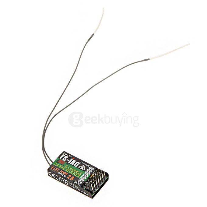 2.4G Flysky FS-iA6 6CH RC Receiver with Double Antenna for Flysky i4 i6 i10 GT2E GT2F GT2G