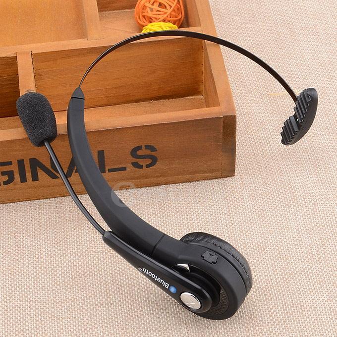 BTH-068 EU Plug USB Bluetooth Headphones Handsfree Music Gaming Headset for PS3 - Black