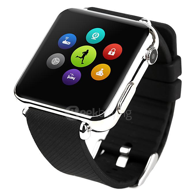 Iradish Y6 MTK6260A 2.5D Radian 1.54 Inch Smart Watch Phone HD Touch Screen Watch Push Messages for Android/iOS - Silver