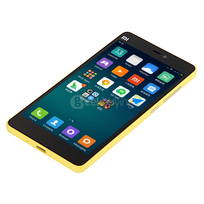 Xiaomi Mi4C 5.0inch Android 5.1 3GB 32GB Smartphone 4G FDD-LTE 64-bit Snapdragon 808 Hexa Core 1.8GHz 13.0MP 5.0MP Type-C Edge Tap - Yellow