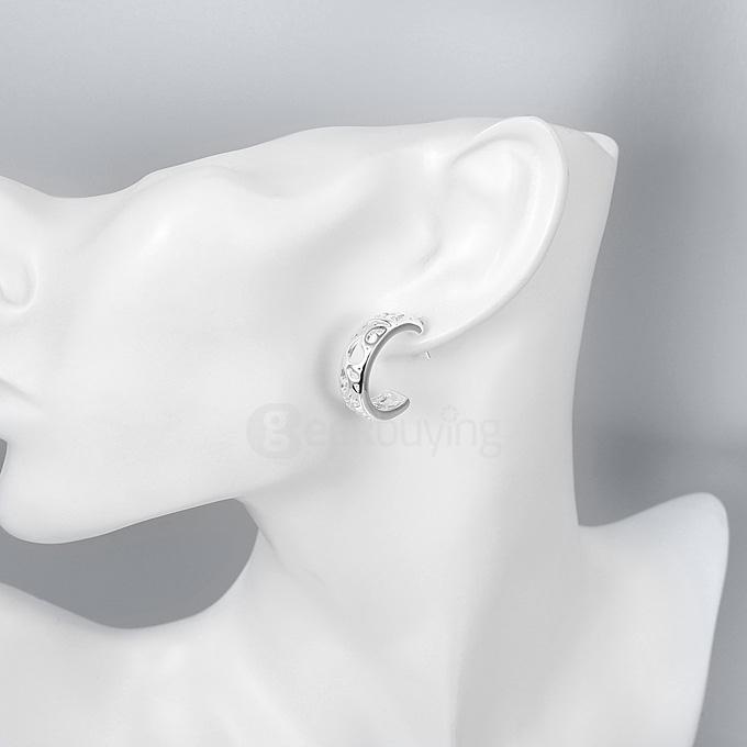 Fashion Hollow Carved Earrings Ear Studs