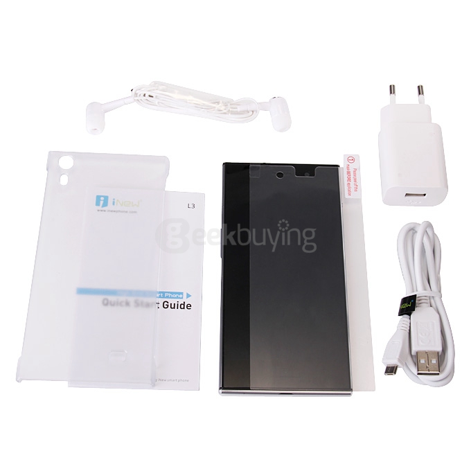 iNew L3 4G LTE 5.0inch Android 5.0 2GB 16GB Smartphone MT6735 Quad Core 13.0MP 1.5A Fast Charge Miracast Hotknot -Black